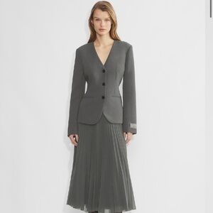 EUC ARITZIA x WILFRED - Clyde Blazer in Coal Grey, 4